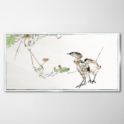 Tableau photo sur verre Oiseaux parmi la végétation