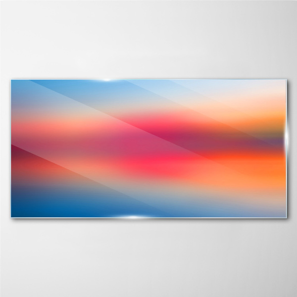 Tableau photo sur verre Coucher de soleil aux tons pastel