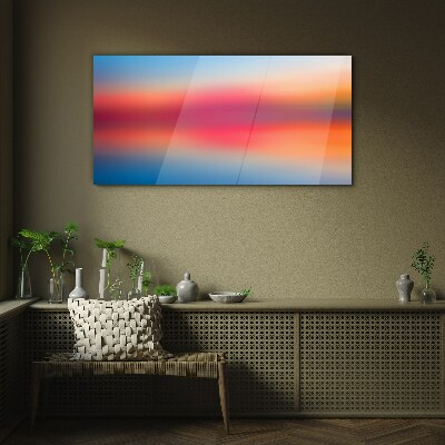 Tableau photo sur verre Coucher de soleil aux tons pastel