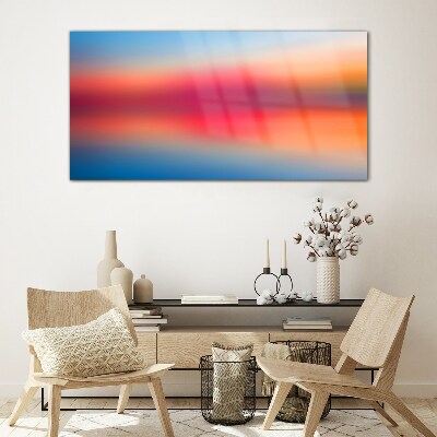 Tableau photo sur verre Coucher de soleil aux tons pastel