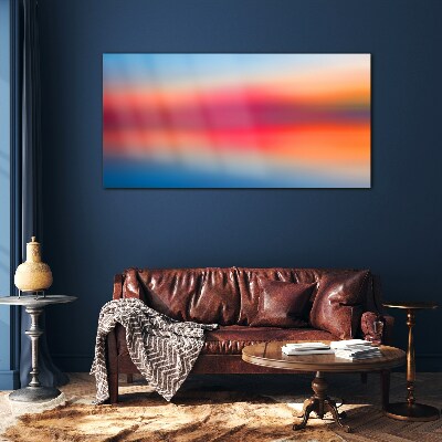 Tableau photo sur verre Coucher de soleil aux tons pastel