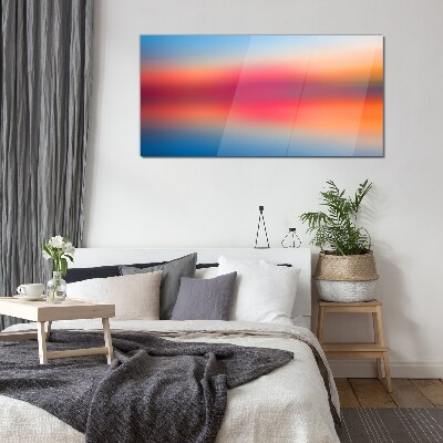 Tableau photo sur verre Coucher de soleil aux tons pastel