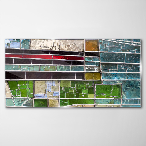 Tableau verre imprimé Paysage abstrait en verre