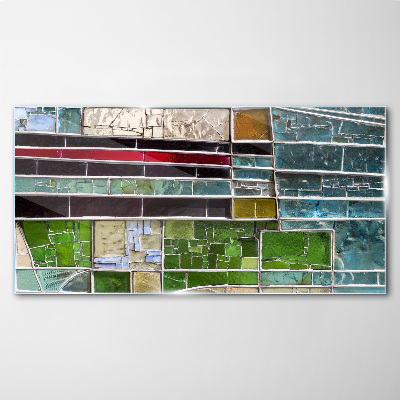 Tableau verre imprimé Paysage abstrait en verre