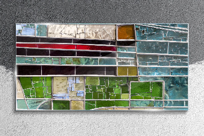 Tableau verre imprimé Paysage abstrait en verre