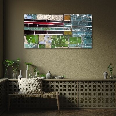 Tableau verre imprimé Paysage abstrait en verre