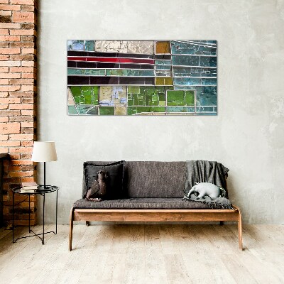 Tableau verre imprimé Paysage abstrait en verre