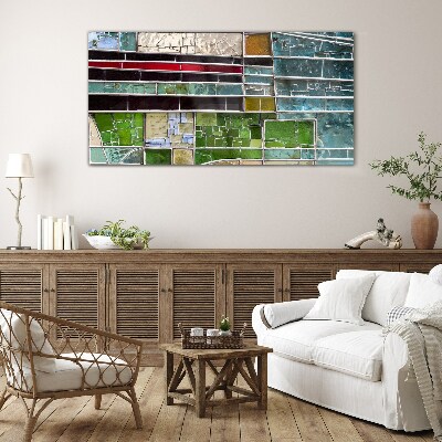 Tableau verre imprimé Paysage abstrait en verre