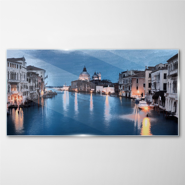 Tableau verre imprimé Venise dans la lumière du soir
