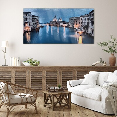 Tableau verre imprimé Venise dans la lumière du soir