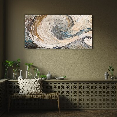 Tableau photo sur verre Ondes de couleurs dynamiques