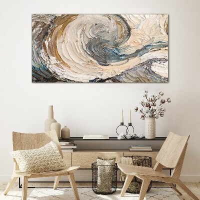 Tableau photo sur verre Ondes de couleurs dynamiques