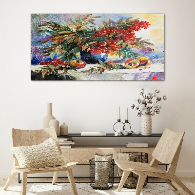 Tableau verre imprimé Bouquet de fruits au sorbier