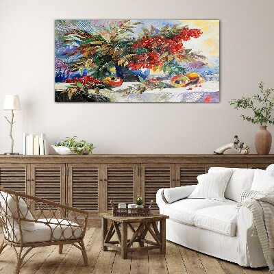 Tableau verre imprimé Bouquet de fruits au sorbier