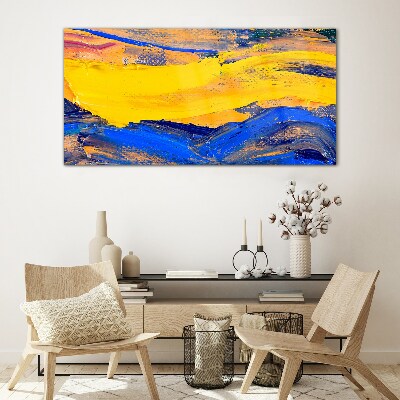 Tableau imprimé sur verre Les couleurs du ciel et de la mer