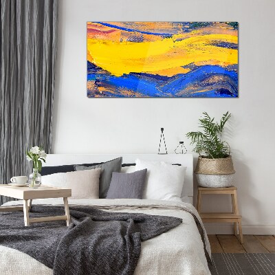 Tableau imprimé sur verre Les couleurs du ciel et de la mer