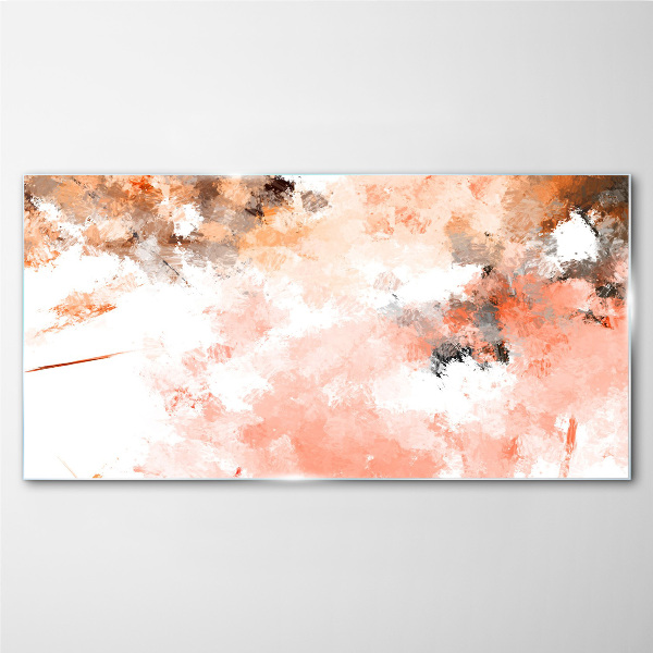 Tableau photo sur verre Reflets pastel dans l'abstraction