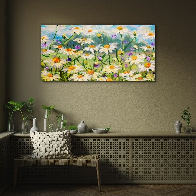 Tableau photo sur verre Un paradis floral sous le soleil d'été