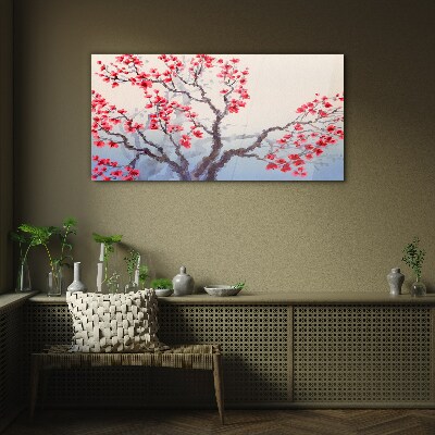 Tableau photo sur verre Paysage floral d'un arbre printanier