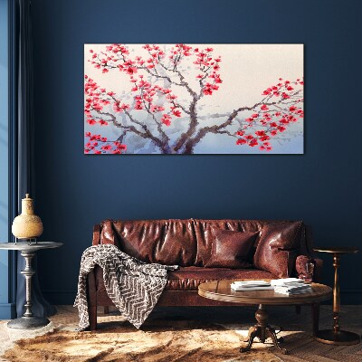Tableau photo sur verre Paysage floral d'un arbre printanier