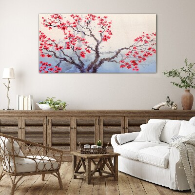 Tableau photo sur verre Paysage floral d'un arbre printanier
