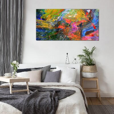 Tableau verre imprimé Le chaos coloré de la nature