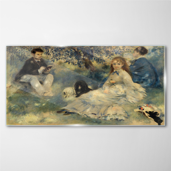 Tableau verre imprimé Pique-nique d'été au parc