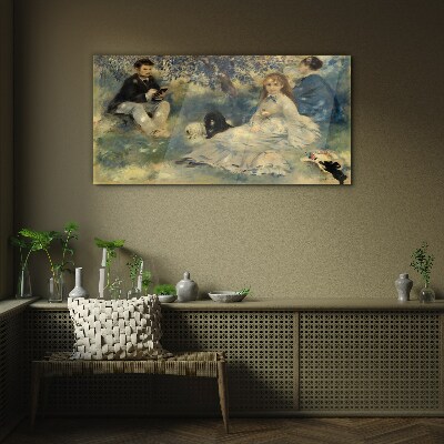 Tableau verre imprimé Pique-nique d'été au parc