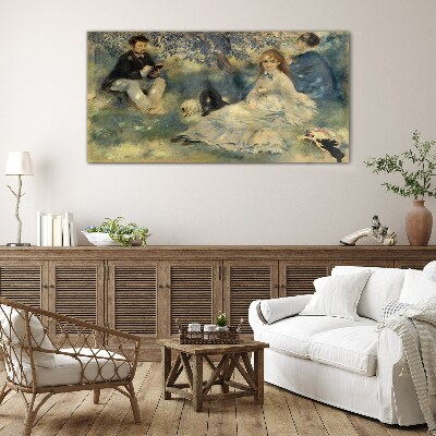 Tableau verre imprimé Pique-nique d'été au parc