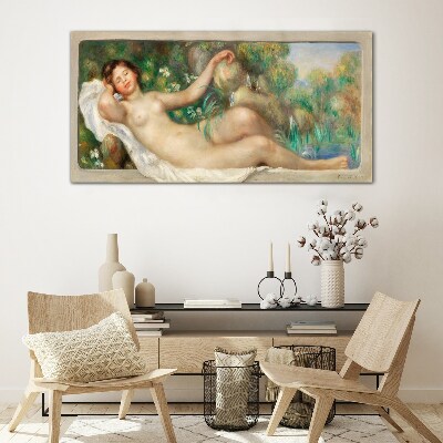 Tableau photo sur verre Paix dans le jardin d'été