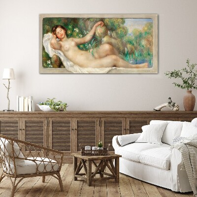 Tableau photo sur verre Paix dans le jardin d'été