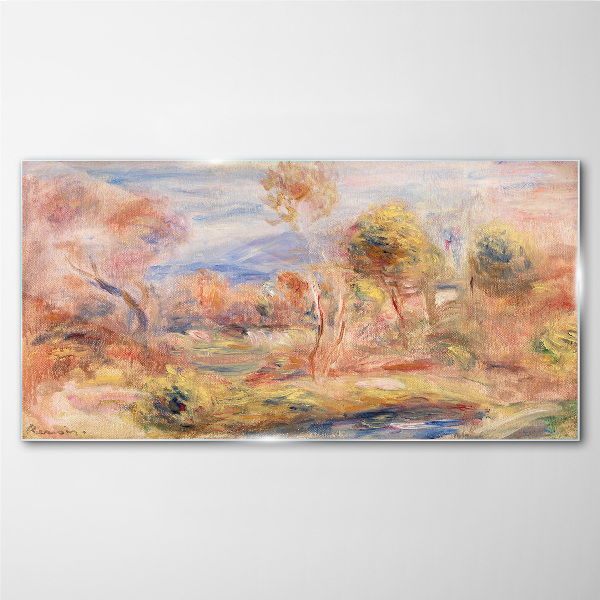 Tableau photo sur verre Paysage aux tons pastel