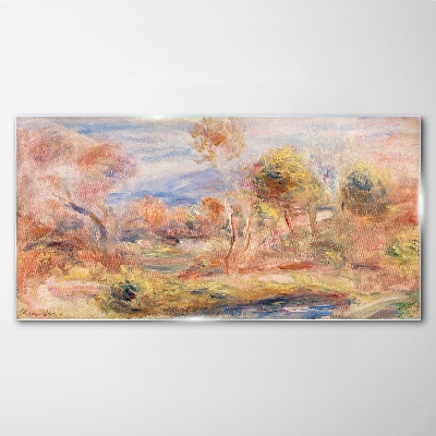 Tableau photo sur verre Paysage aux tons pastel