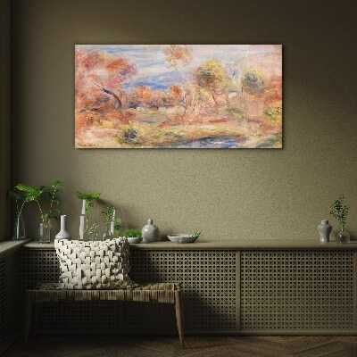 Tableau photo sur verre Paysage aux tons pastel