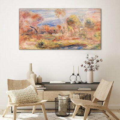 Tableau photo sur verre Paysage aux tons pastel