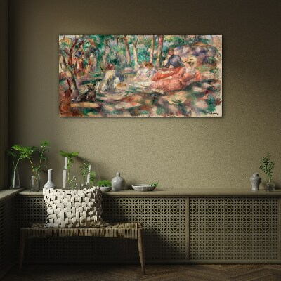 Tableau verre imprimé Un après-midi d'été dans le parc