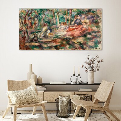 Tableau verre imprimé Un après-midi d'été dans le parc