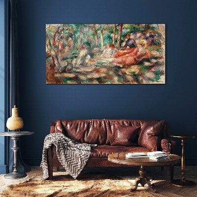 Tableau verre imprimé Un après-midi d'été dans le parc