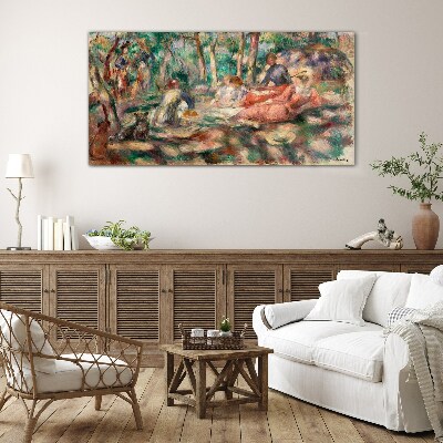 Tableau verre imprimé Un après-midi d'été dans le parc