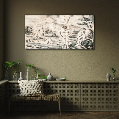Tableau imprimé sur verre Une scène de la nature