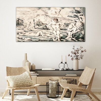 Tableau imprimé sur verre Une scène de la nature