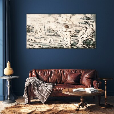 Tableau imprimé sur verre Une scène de la nature