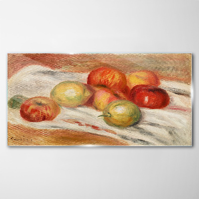 Tableau verre imprimé Paix fruitée
