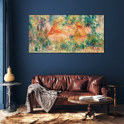 Tableau en verre Un après-midi d'été dans le jardin