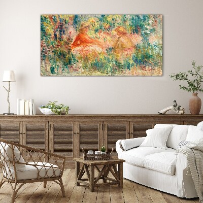 Tableau en verre Un après-midi d'été dans le jardin