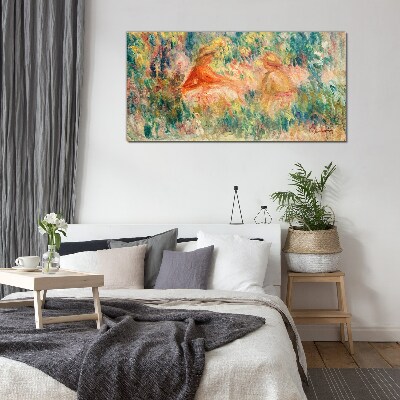 Tableau en verre Un après-midi d'été dans le jardin