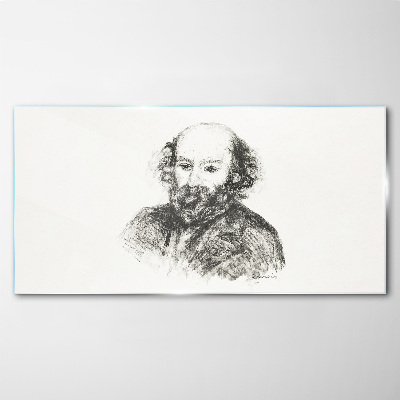 Tableau verre imprimé Portrait d'un homme dans un style classique