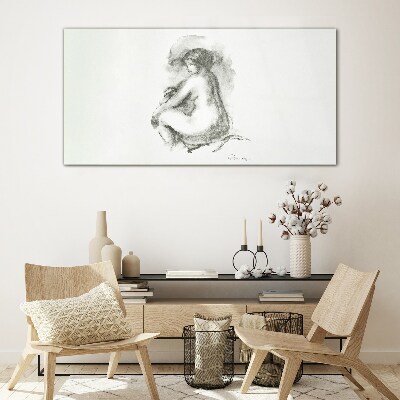 Tableau photo sur verre Nus dans l'ombre