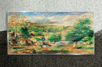 Tableau sur verre Paysage d'été
