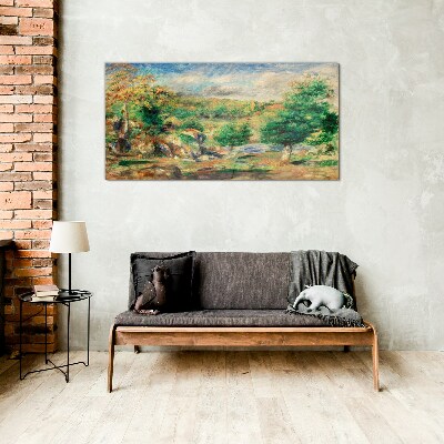 Tableau sur verre Paysage d'été